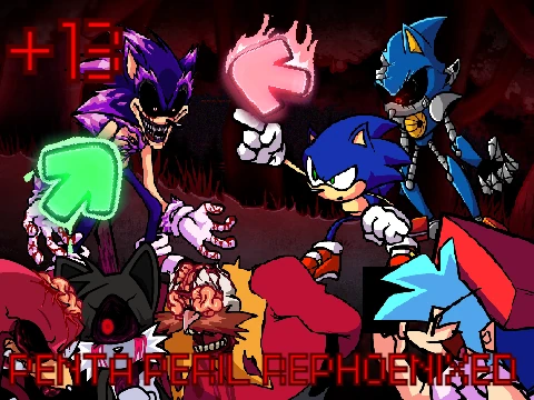 13 Friday Night Funkin Versus. Sonic.Exe Penta Peril Rephoenixed FNF TEST