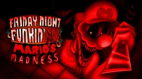 Almost Full Mod FNF MARIO S MADNESS