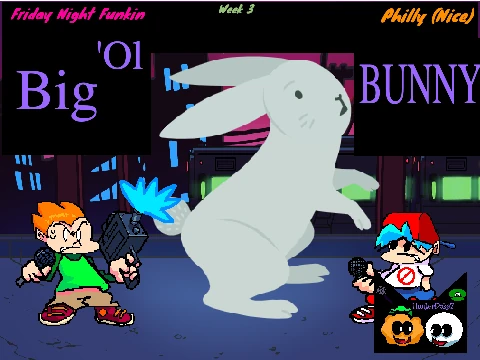 Big Ol Bunny Friday Night Funkin Meme Animaton