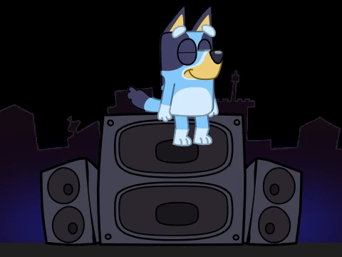 Bluey Girlfriend - Friday Night Funkin Mod Resource