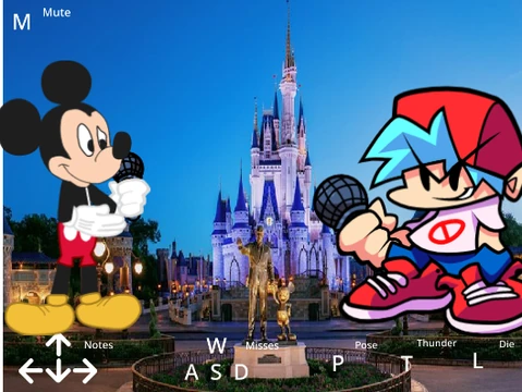 Boyfriend vs......... MICKEY . - Friday Night Funkin