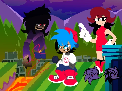 CANCELLED Friday Night Funkin Vs Sonic.EXE Round-A-Bout Test