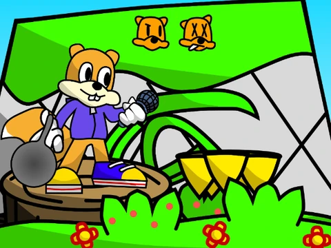 Conker in Friday Night Funkin