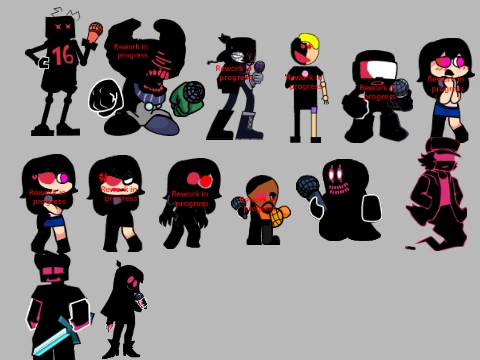 Corrupted FNF mod Characters v1.6