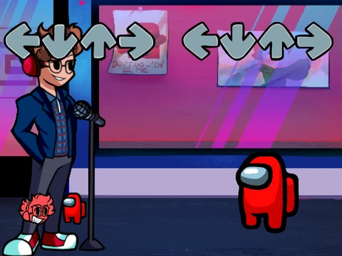 FNF - CG5 & Among us Mod - Man On Stilts