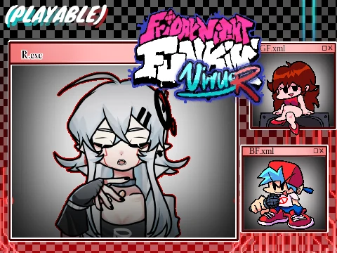 FNF Virus R Friday Night Funkin PLAYABLE