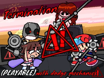 FNFvsQT Termination Friday Night Funkin PLAYABLE w Dodge Mechanics