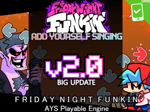 Friday Night Funkin Add Yourself Singing Playable Engine v2.0 BIG UPDATE