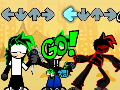 Friday Night Funkin Ballistic Aiden vs The Siblings