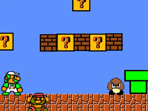 Friday night funkin but its super mario bros update 0