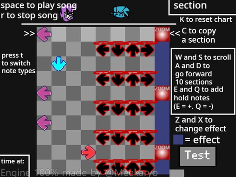 Friday Night Funkin Editor V0.9.0. Tricky Notes remix-6