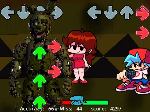 Friday Night Funkin In Back Stage Blitz Vs Springtrap