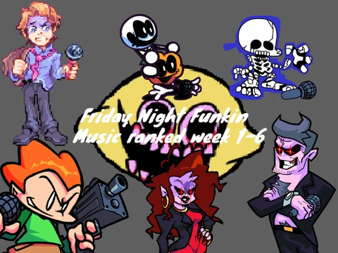 Friday Night Funkin Music ranked week 1-6 outdated