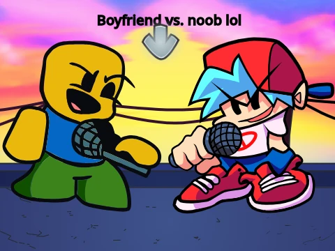 Friday night funkin Noob battle short Normal