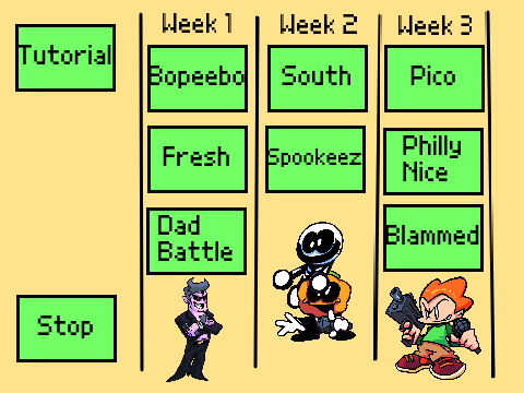 Friday Night Funkin - Songs - Week 1-3