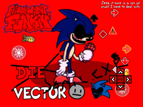 Friday Night Funkin Sonic.exe Vector