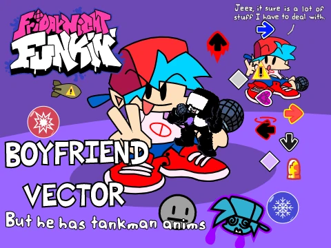 Friday Night Funkin Tankman Animated Boyfriend