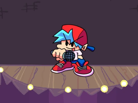 Friday Night Funkin original game featuring Boyfriend and Girlfriend