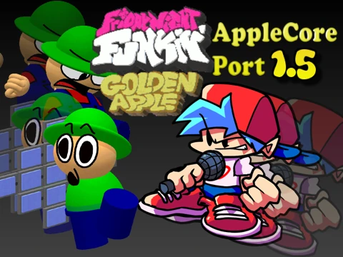 Friday Night Funkin - vs Apple Core 1.5 Manx and Scratch Port