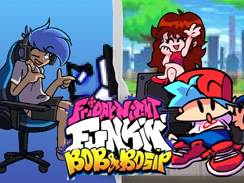 Friday Night Funkin Vs. Bob & Bosip Mod Split