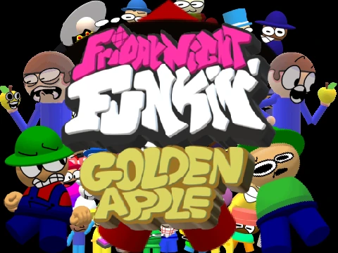 Friday Night Funkin VS Dave and Bambi Golden Apple Edition