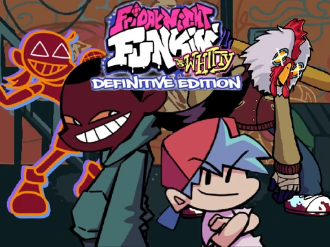 Friday Night Funkin Vs Whitty - Defenitive Edition HQR Remixes Secret