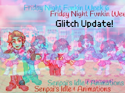 Friday Night Funkin - Week 6 Senpai Sprites & Moves - v22 Revamped Mobile Mode Glitch Update