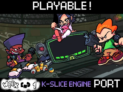 Friday Night Funkin Weekend1 K-SLICE PORT