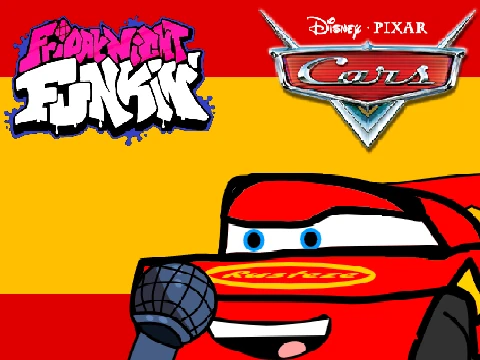 Lightning Mcqueen Vector Trace - Friday Night Funkin W.I.P