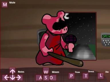 Piggy Complete Vector Trace - Friday Night Funkin