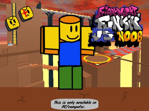 Roblox Noob DISCONTINUED - Friday Night Funkin remixed V3.45