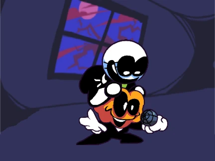 Spookeez Friday Night Funkin game logo spooky theme