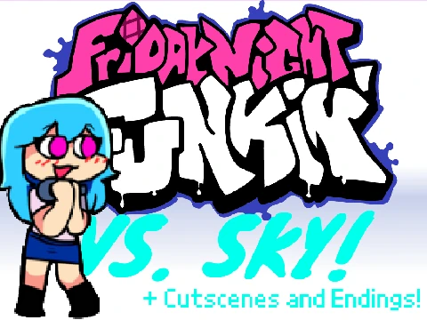 vs. Sky CUTSCENES - Friday Night Funkin